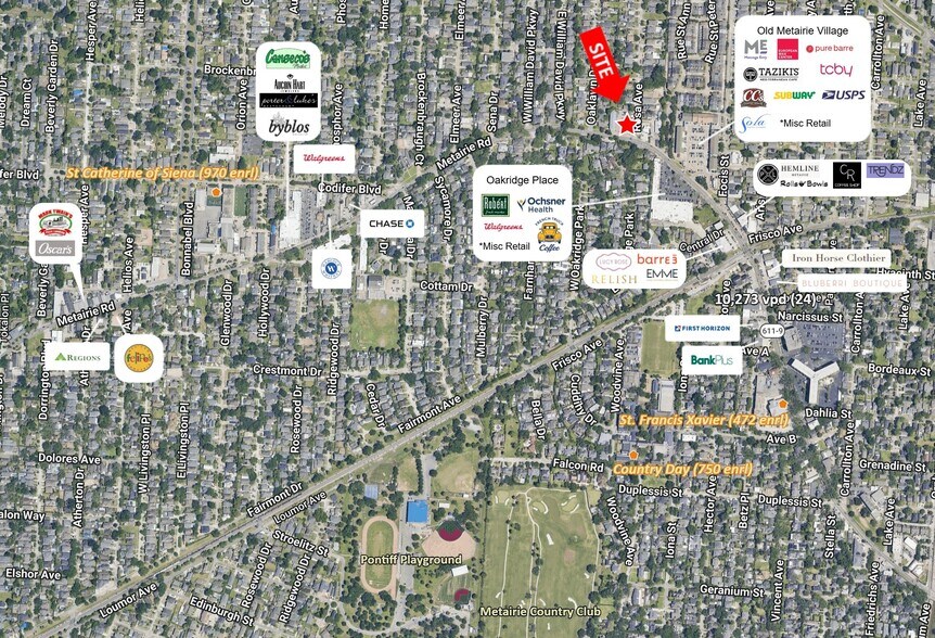 More Photos Of 1005 Metairie rd, Metairie Land For Lease