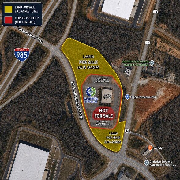 Primary Photo Of H. F. Reed Industrial Parkway, Flowery Branch Land For Sale