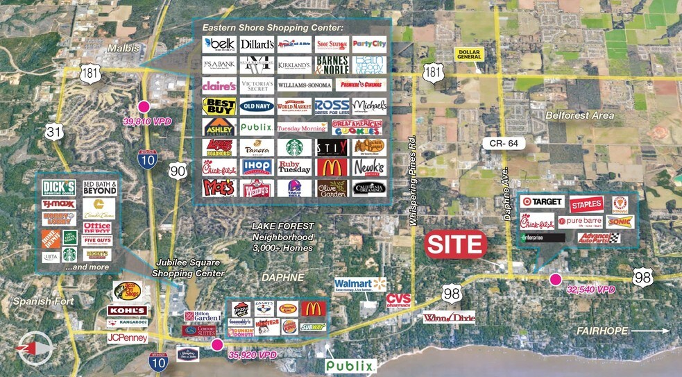 More Photos Of 1802 US Highway 98, Daphne Storefront Retail Office For Lease