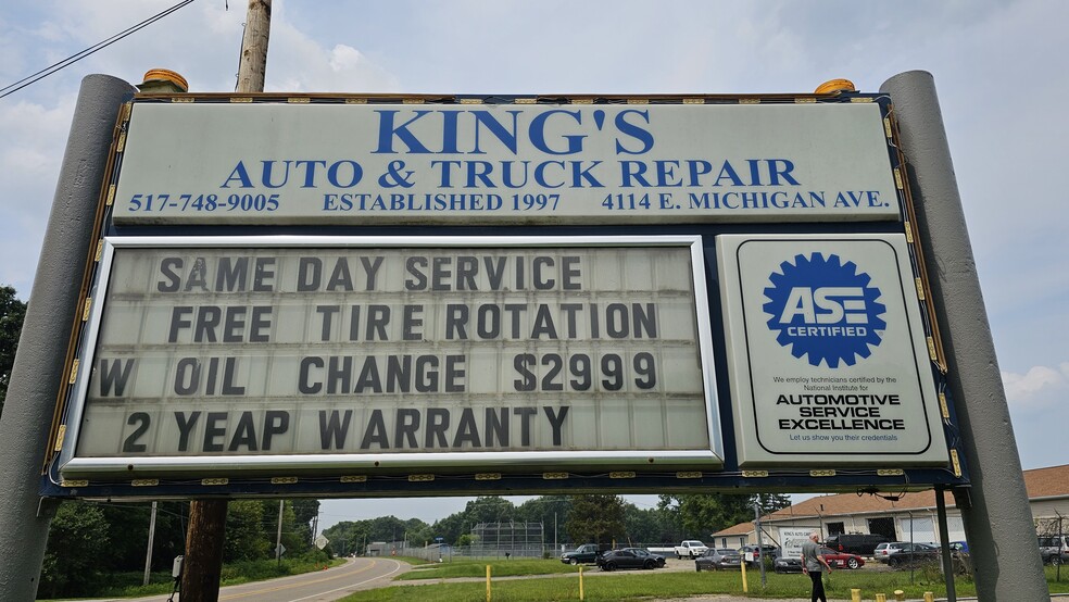 More Photos Of 4114 E Michigan Ave, Jackson Freestanding For Sale