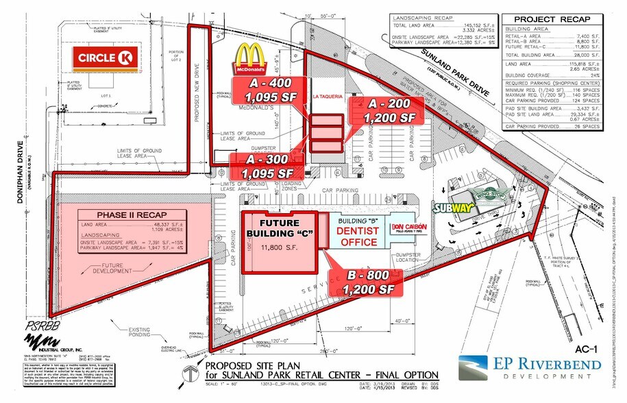 More Photos Of SEC Sunland Park & Doniphan, El Paso Land For Lease