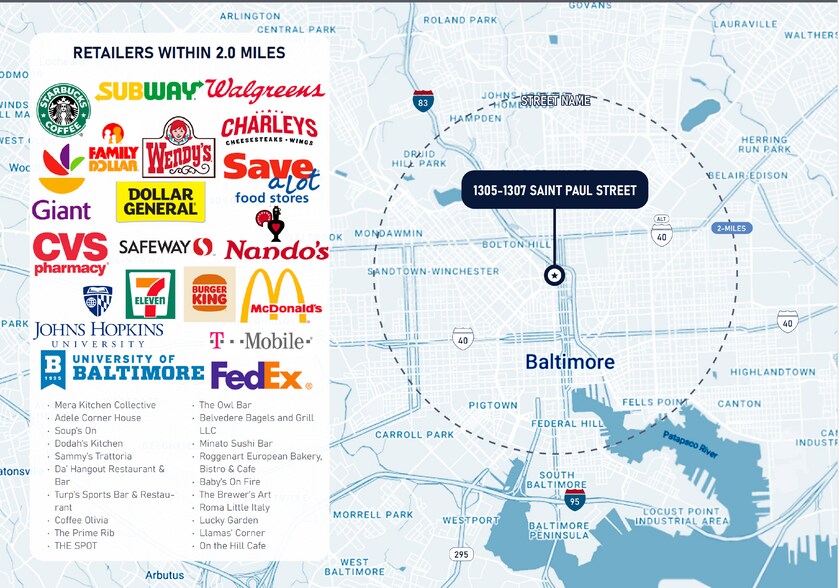 More Photos Of 1305-1307 St Paul St, Baltimore Office Residential For Sale