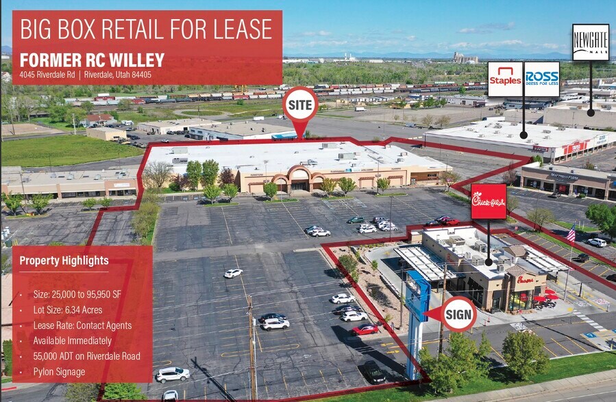 Primary Photo Of 4000 Riverdale Rd, Ogden Unknown For Lease