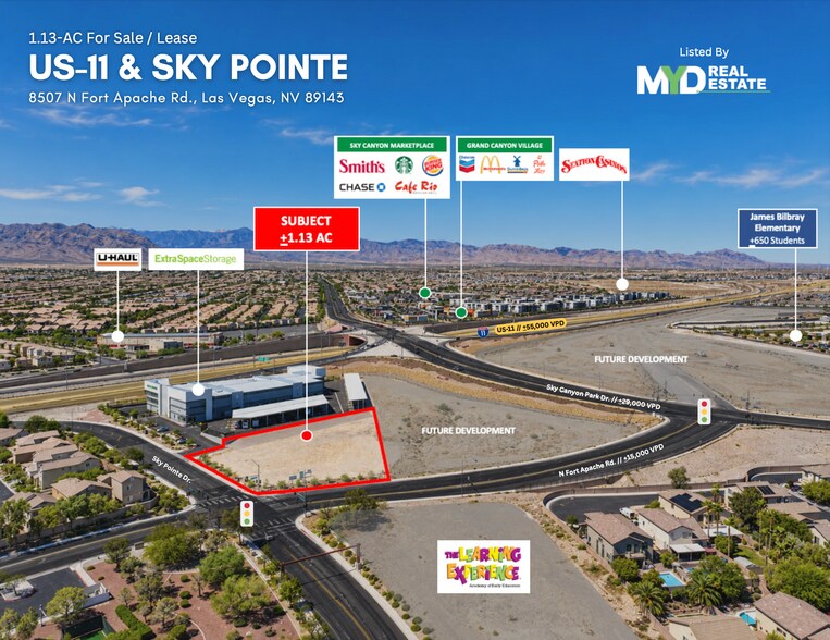 Primary Photo Of 8507 N Fort Apache Rd, Las Vegas Land For Sale