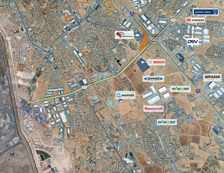 More Photos Of 9490 Gateway Blvd E, El Paso Distribution For Lease