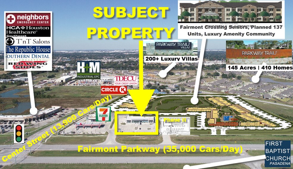 More Photos Of 7315 Fairmont Pkwy, Pasadena Storefront For Lease