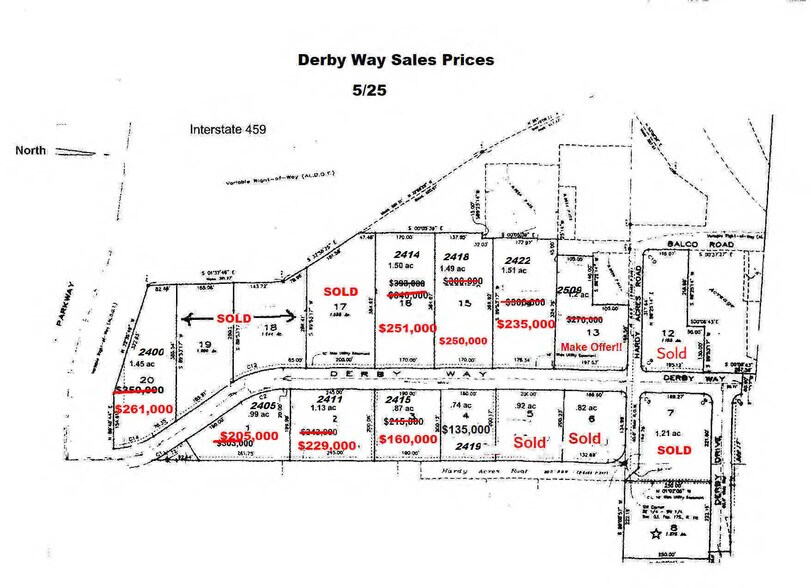 Primary Photo Of 2411 Derby Way, Birmingham Land For Sale