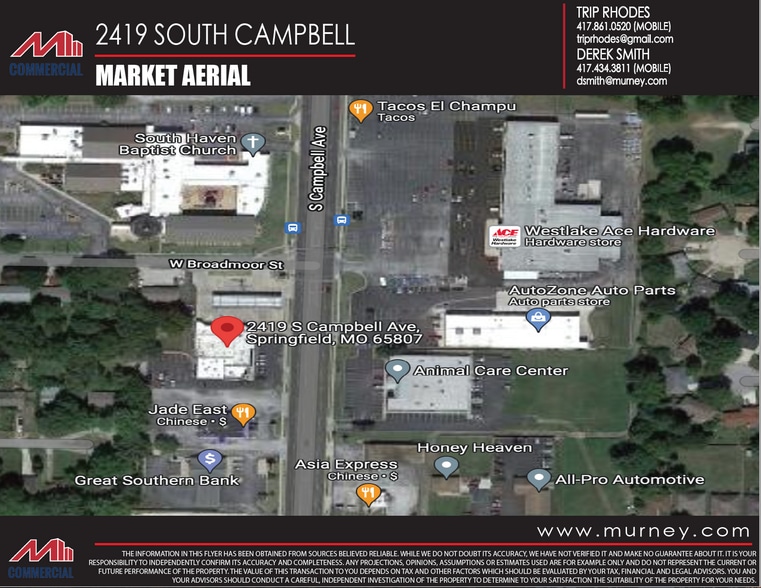 More Photos Of 2419 S Campbell Ave, Springfield Storefront For Lease