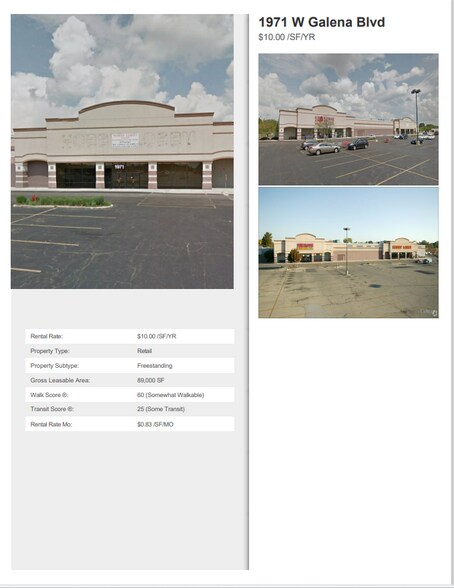 More Photos Of 1971 W Galena Blvd, Aurora Freestanding For Lease