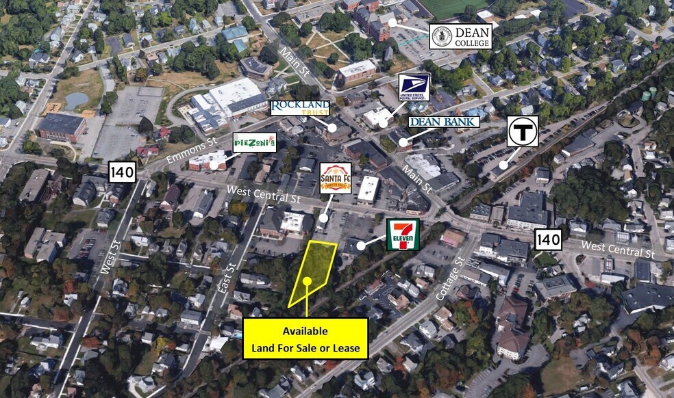 Primary Photo Of 26-28 W Central St, Franklin Land For Lease