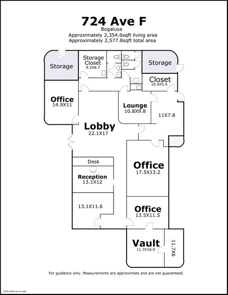 More Photos Of 724 Avenue F, Bogalusa Office For Sale