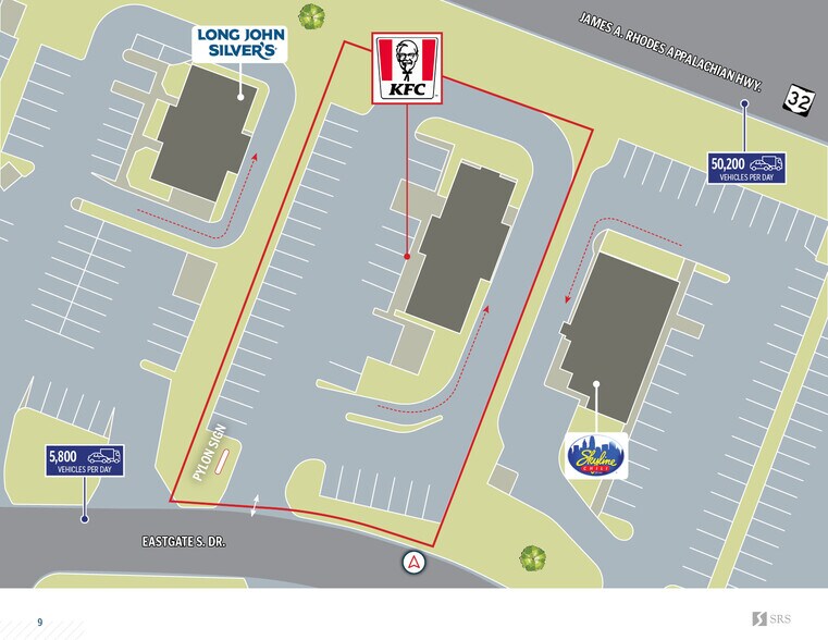 More Photos Of 850 Eastgate South Dr, Cincinnati Fast Food For Sale