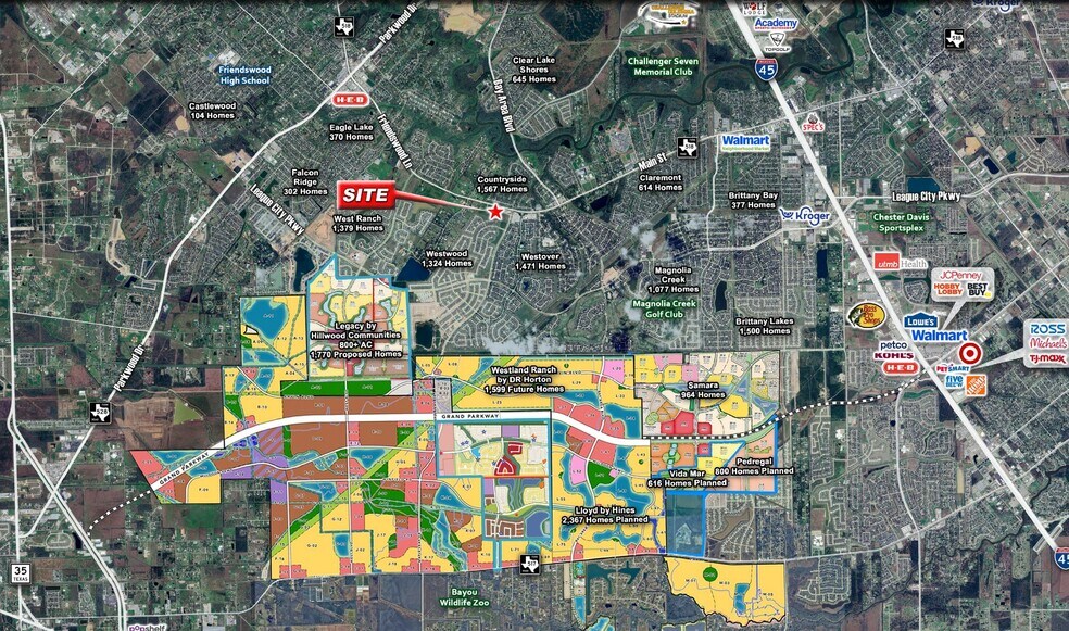 More Photos Of SWC of FM 518 & Maple Leaf Dr, League City Unknown For Lease