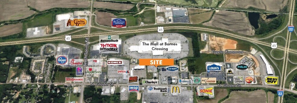 More Photos Of 3944-3952 N Gloster St, Tupelo Unknown For Lease