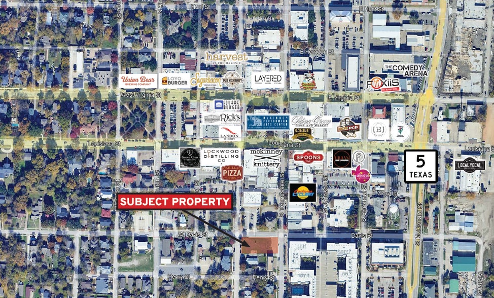 More Photos Of SWC Davis St & S. Tennessee St, McKinney Land For Lease