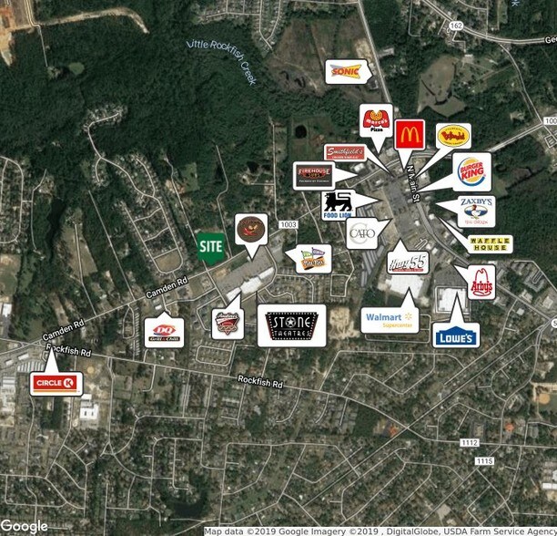 More Photos Of 5956 Camden & 0000 Camden Rd, Fayetteville Land For Sale