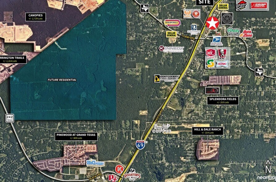 More Photos Of Hwy 69 & FM 2090, Splendora Land For Sale
