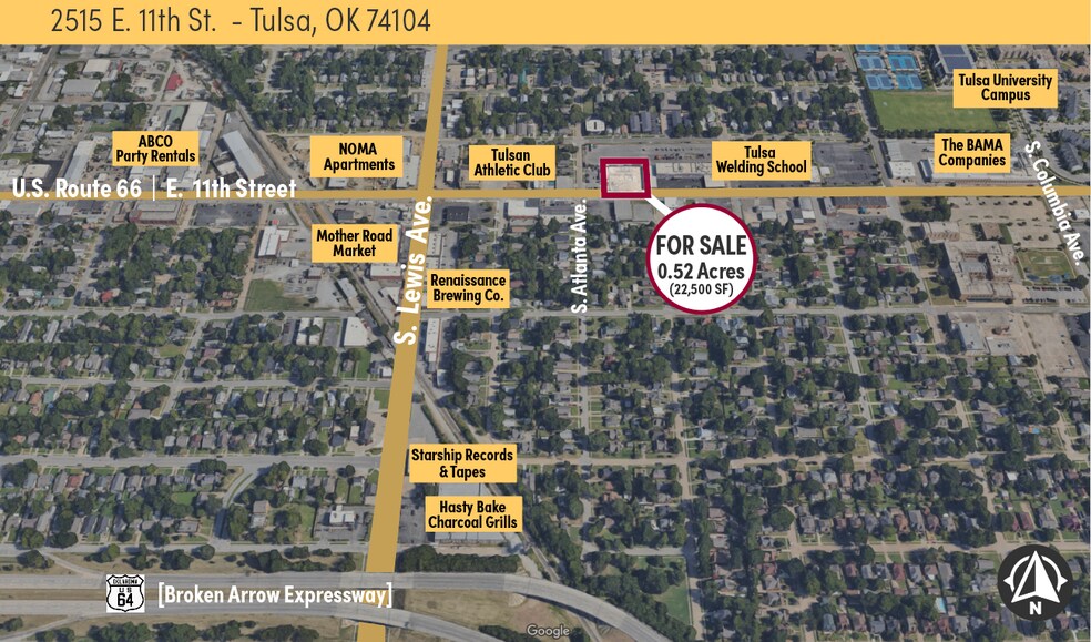 More Photos Of 2515 E 11th St, Tulsa Land For Sale