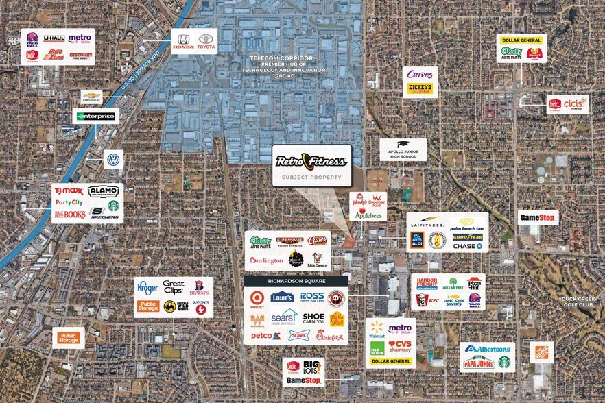 Primary Photo Of 1301 E Belt Line Rd, Richardson Health Club For Lease