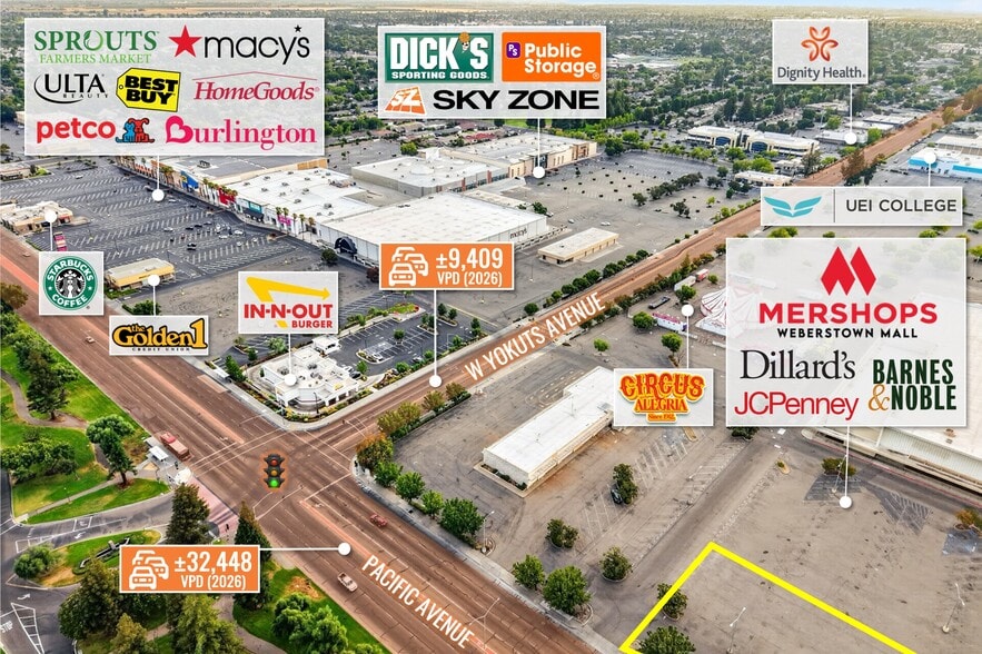 More Photos Of adj. to 5110 Pacific Ave, Stockton Land For Sale