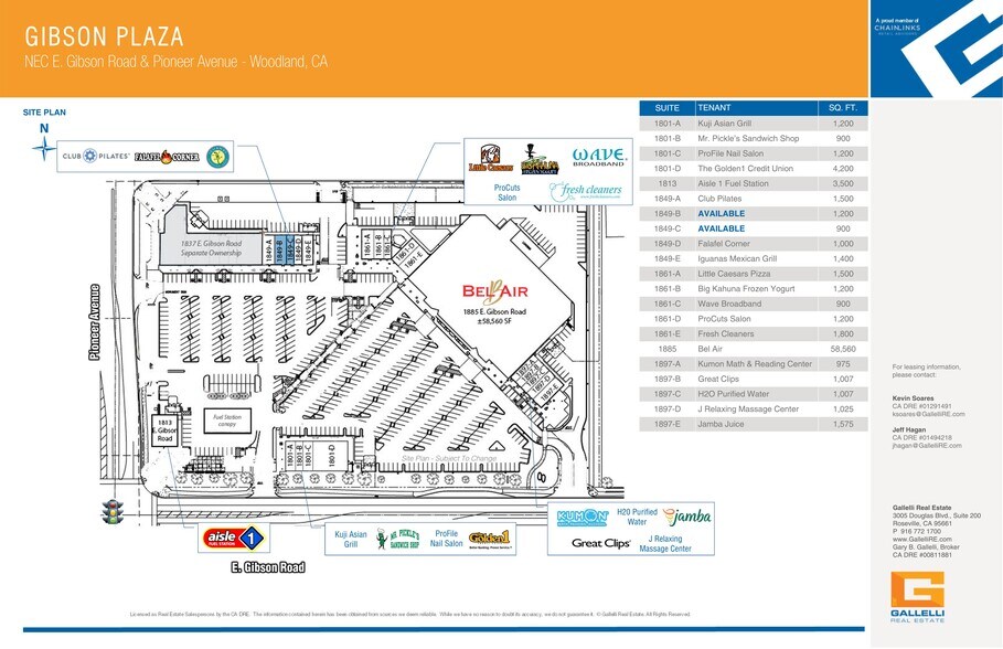 More Photos Of 1861-1897 E Gibson Rd, Woodland Unknown For Lease