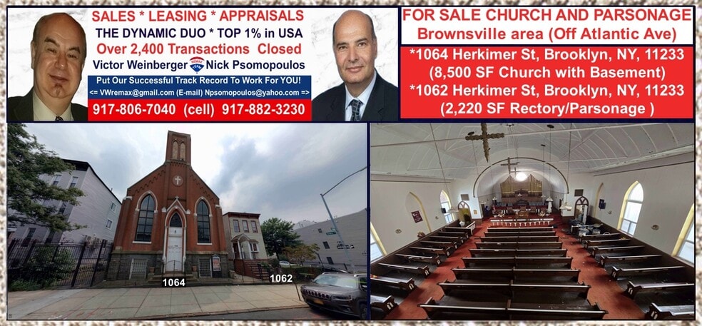 Primary Photo Of 1064 Herkimer St, Brooklyn Specialty For Sale