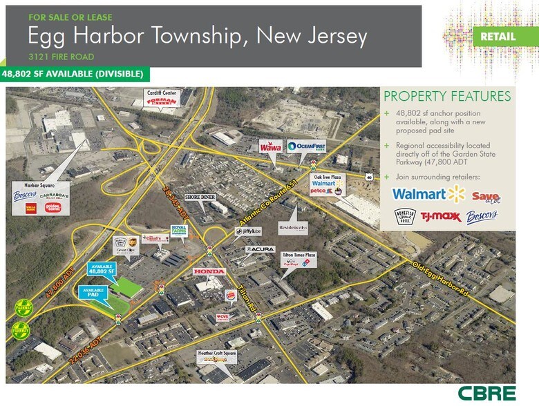 More Photos Of 3121 Fire Rd, Egg Harbor Township Supermarket For Lease