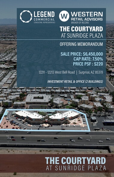 Primary Photo Of 12211-12213 W Bell Rd, Surprise Office For Sale