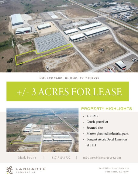 More Photos Of Leopard Road, Rhome Land For Lease