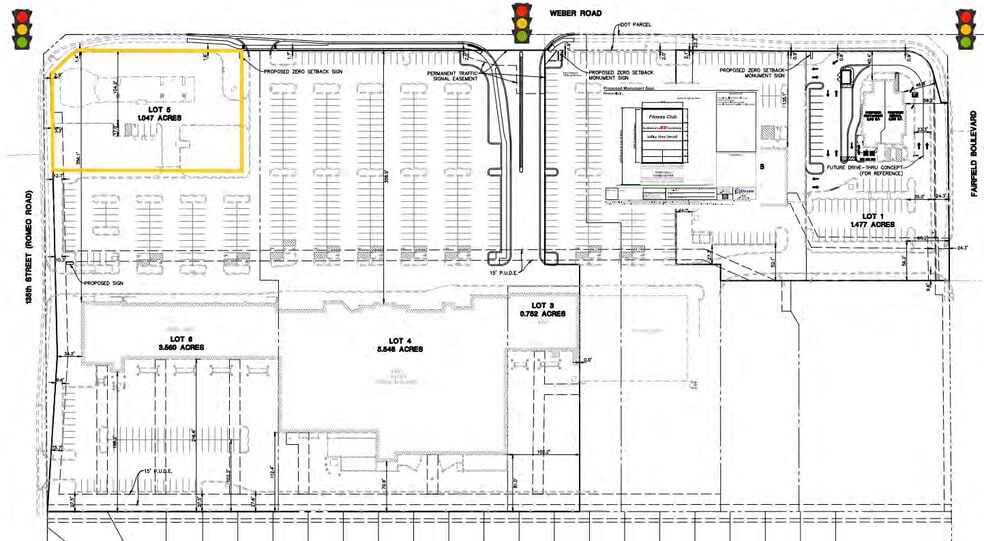 More Photos Of 405 Weber Rd, Romeoville Land For Lease