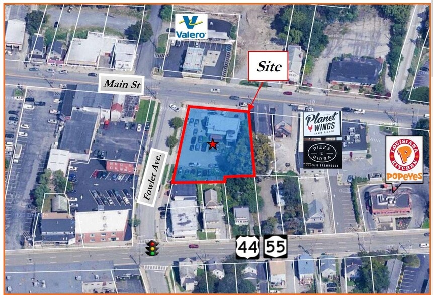 Primary Photo Of 816 Main St, Poughkeepsie Service Station For Sale