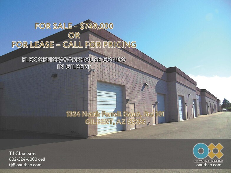 More Photos Of 1324 N Farrell Ct, Gilbert Warehouse For Sale