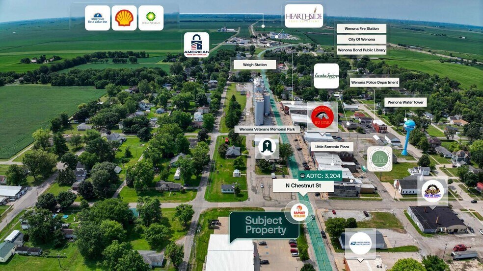 More Photos Of 215 Chestnut st, Wenona Storefront For Sale