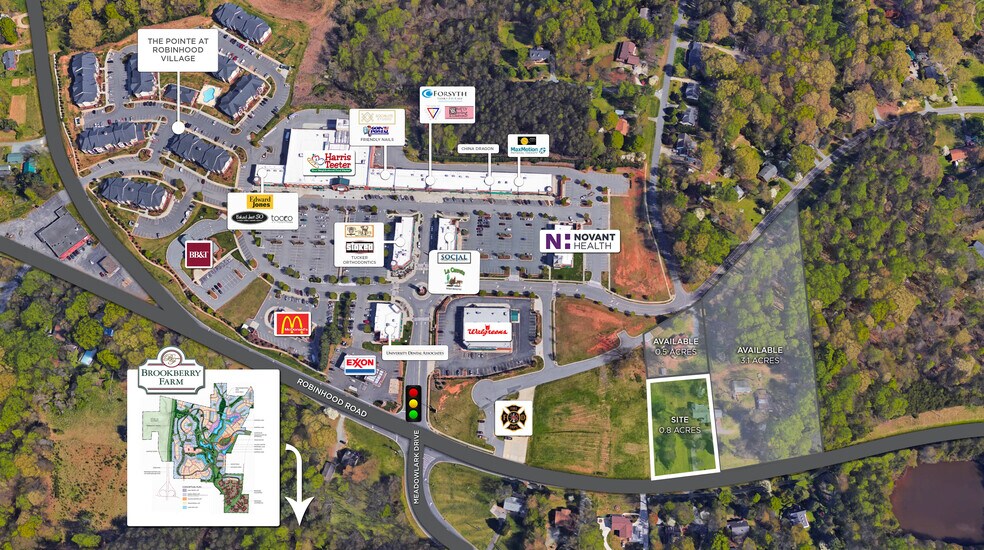 More Photos Of 5125 Robinhood Rd, Winston-Salem Land For Sale