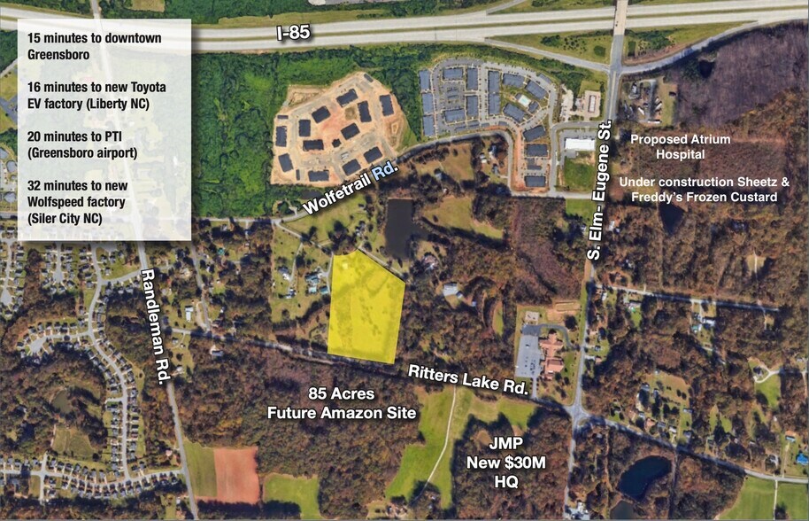 Primary Photo Of 155 Wolfetrail Rd, Greensboro Land For Sale