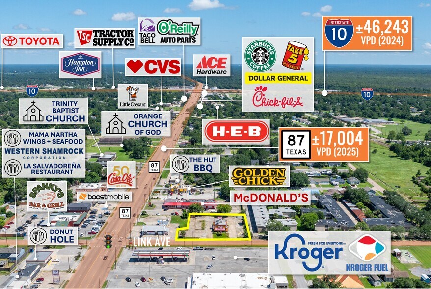 More Photos Of 1604 Link Ave, Orange Fast Food For Lease