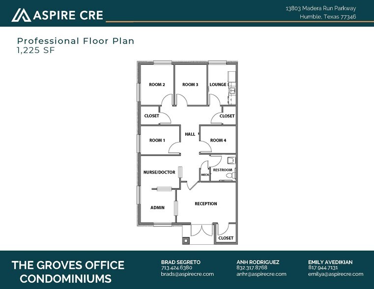 More Photos Of 13803 Madera Run, Humble Office For Sale