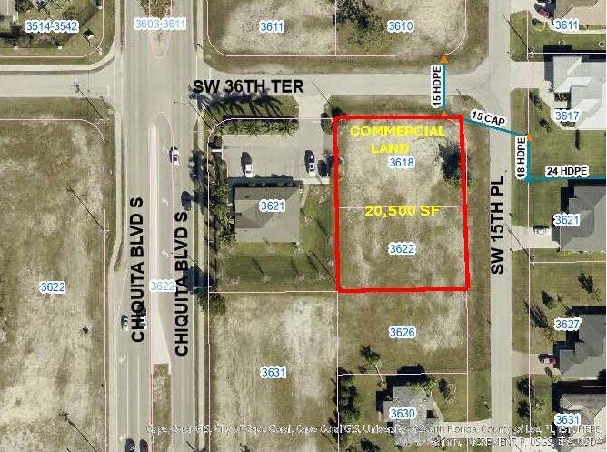 More Photos Of 3618 15th Pl, Cape Coral Land For Sale