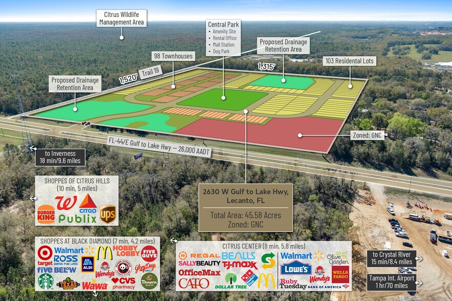 More Photos Of 2630 W Gulf To Lake Hwy, Lecanto Land For Sale