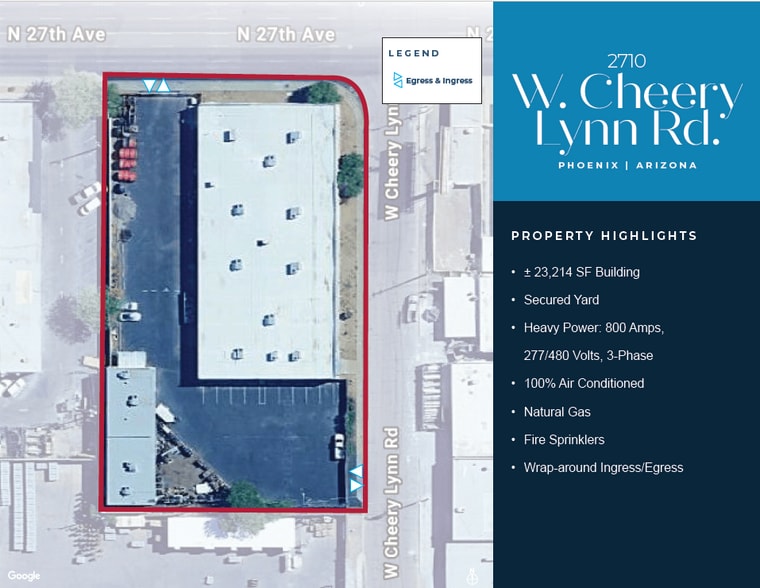 More Photos Of 2710 W Cheery Lynn Rd, Phoenix Manufacturing For Sale