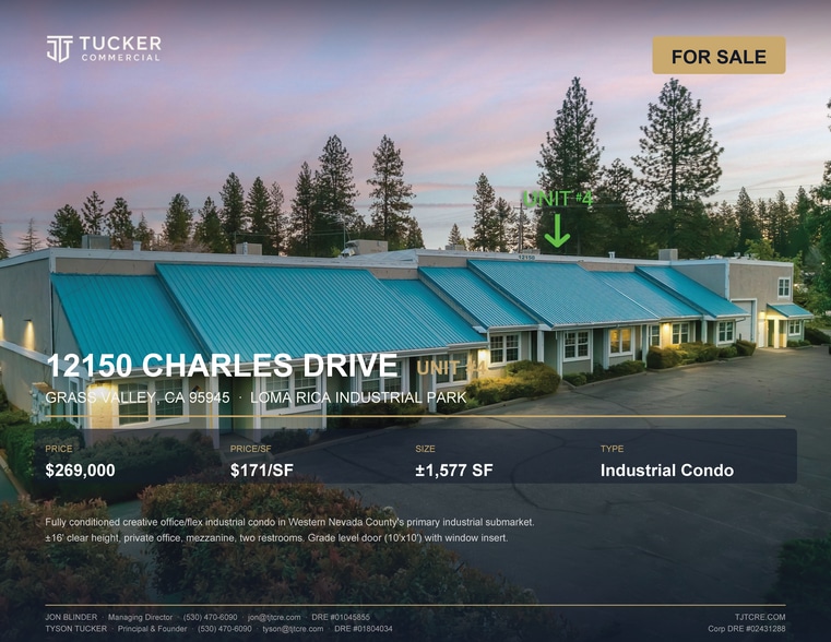More Photos Of 12150 Charles Dr, Grass Valley Warehouse For Sale