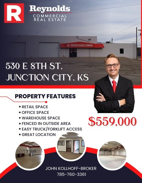 More Photos Of 530 E 8th St, Junction City Warehouse For Sale