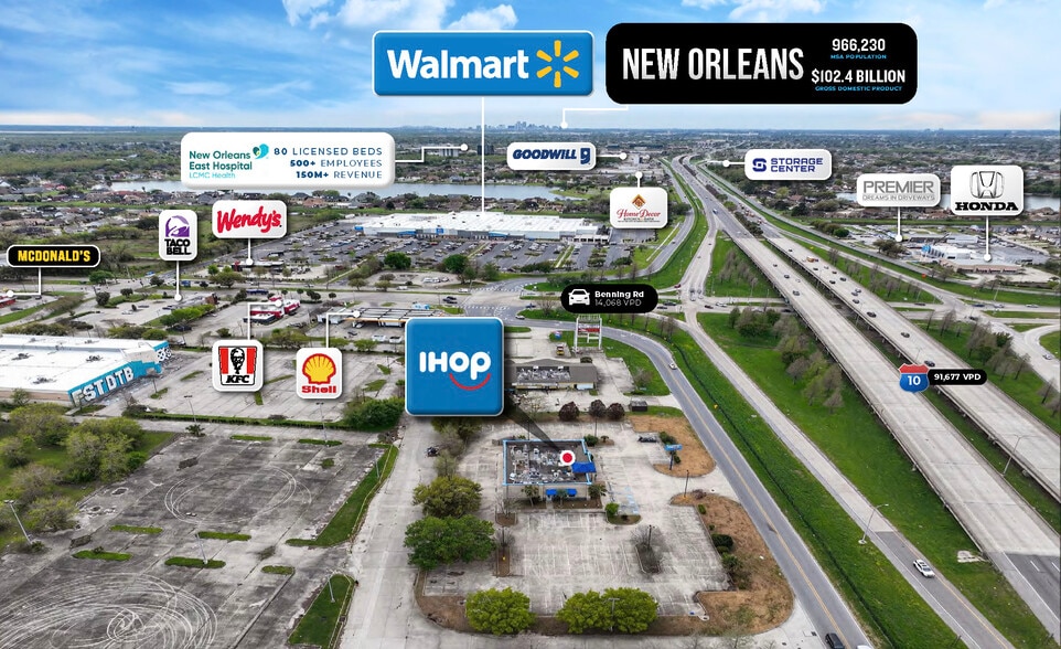 More Photos Of 12150 I-10 Service Rd, New Orleans Restaurant For Sale