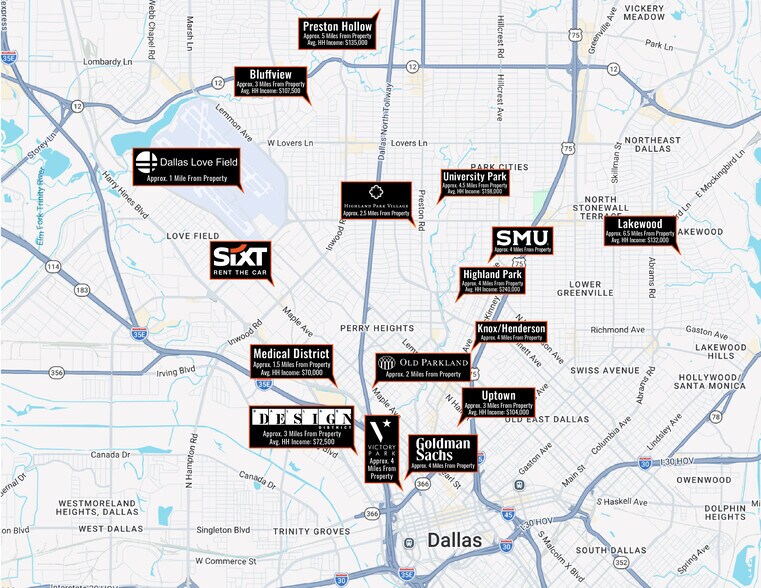 More Photos Of 5800 Maple Ave, Dallas Flex For Sale