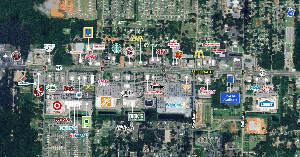 More Photos Of 5063 US Highway 90, Milton Land For Lease