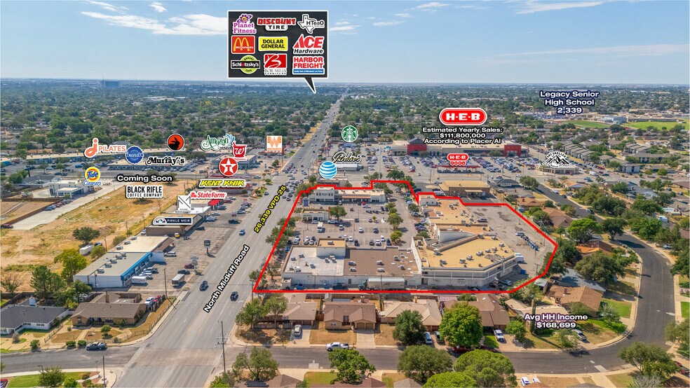 More Photos Of 3303 N Midkiff Rd, Midland Storefront For Sale