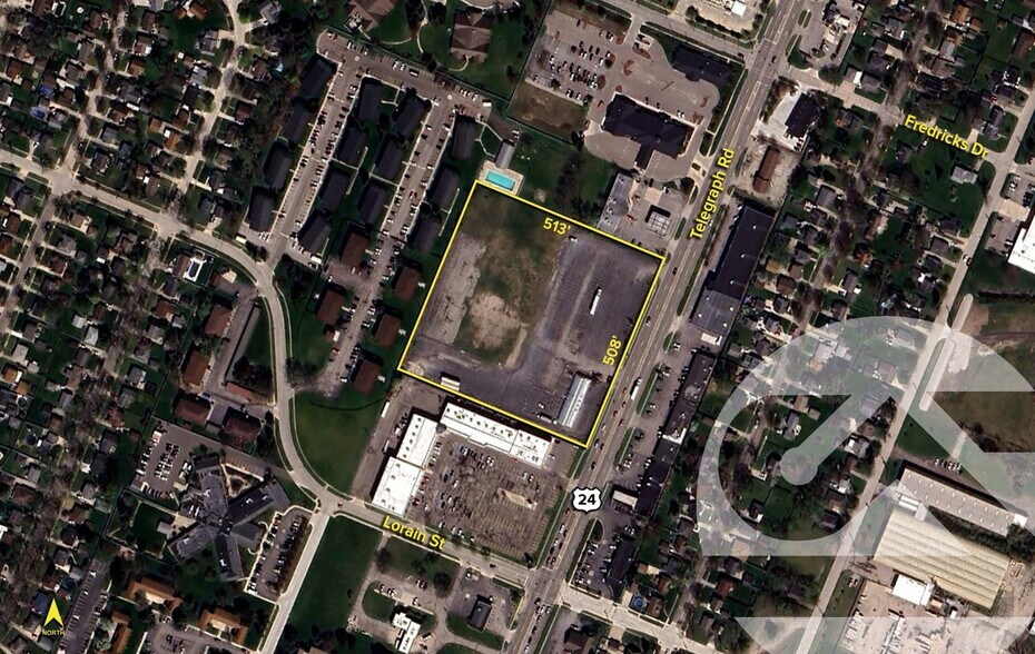 Primary Photo Of 611 N Telegraph Rd, Monroe Land For Sale