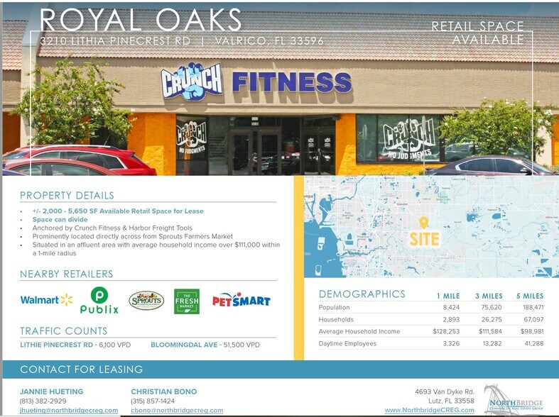 More Photos Of 3210-3248 Lithia Pinecrest Rd, Valrico General Retail For Lease