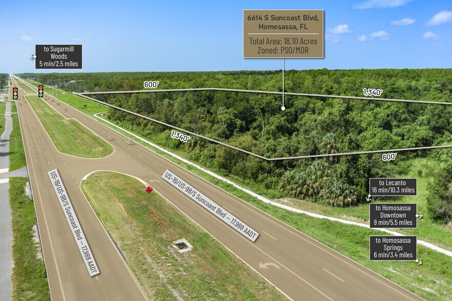 More Photos Of 6614 Suncoast blvd, Homosassa Land For Sale
