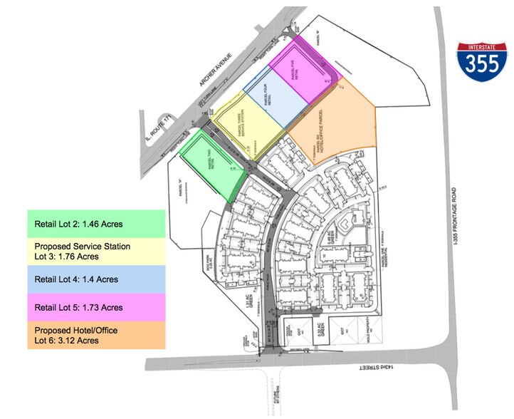 More Photos Of SWQ Of I-355 & Archer Ave, Lockport Land For Sale